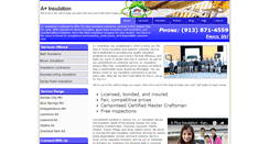 Desktop Screenshot of aplus-insulation.kansas-city-biz.com
