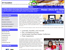 Tablet Screenshot of aplus-insulation.kansas-city-biz.com